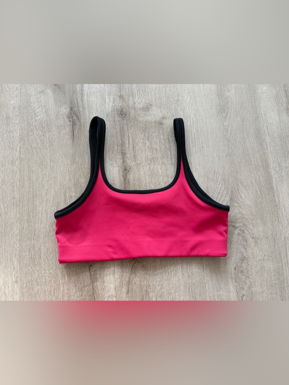 Splits59 Vibrant Pink And Black Sports Bra